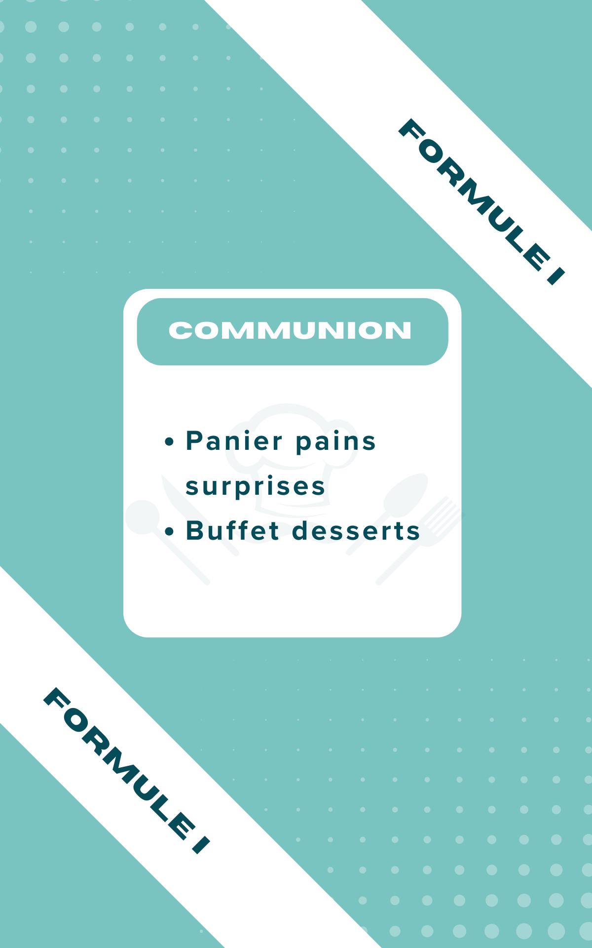 formule 1 communion