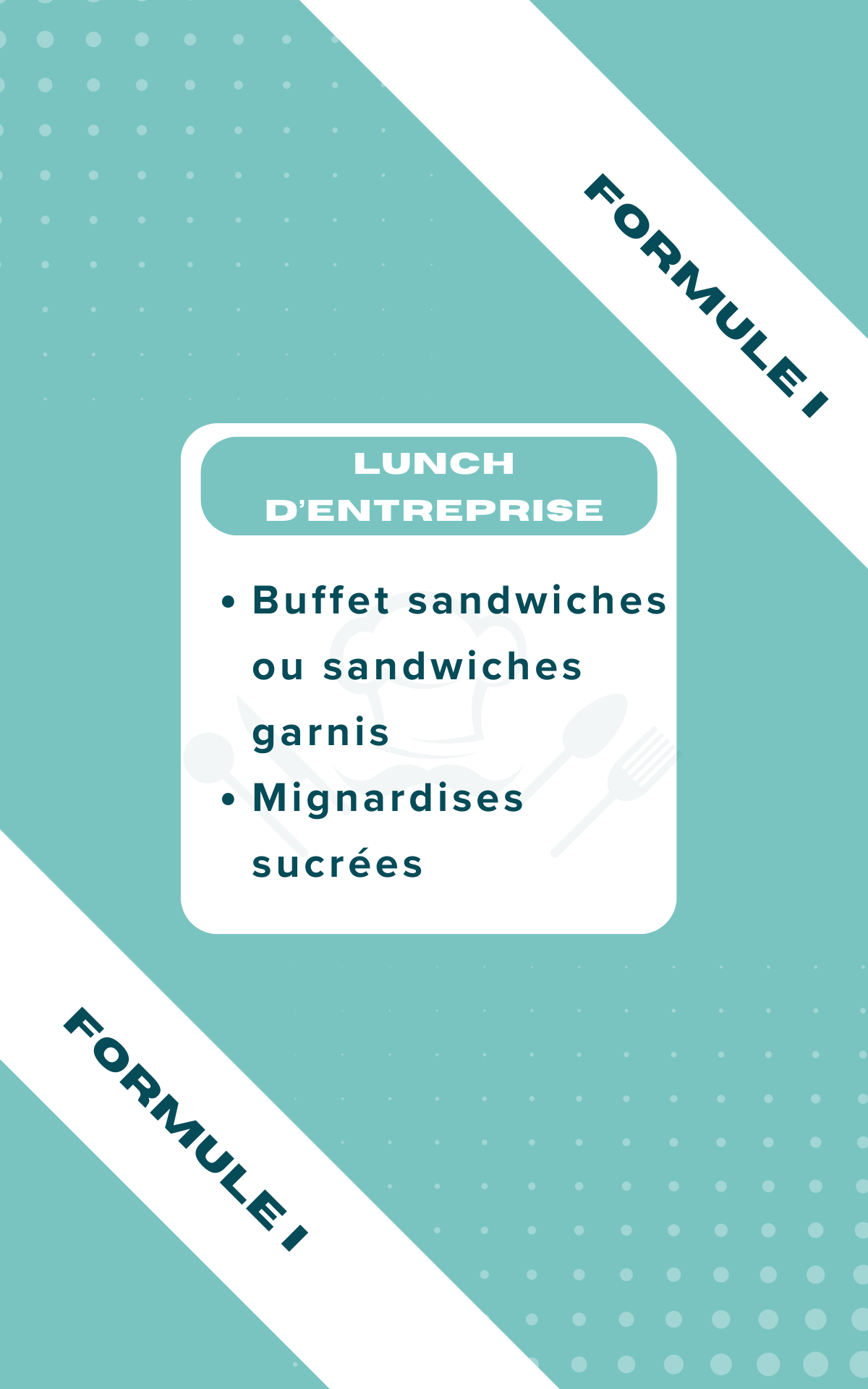 formule 1 lunch entreprise