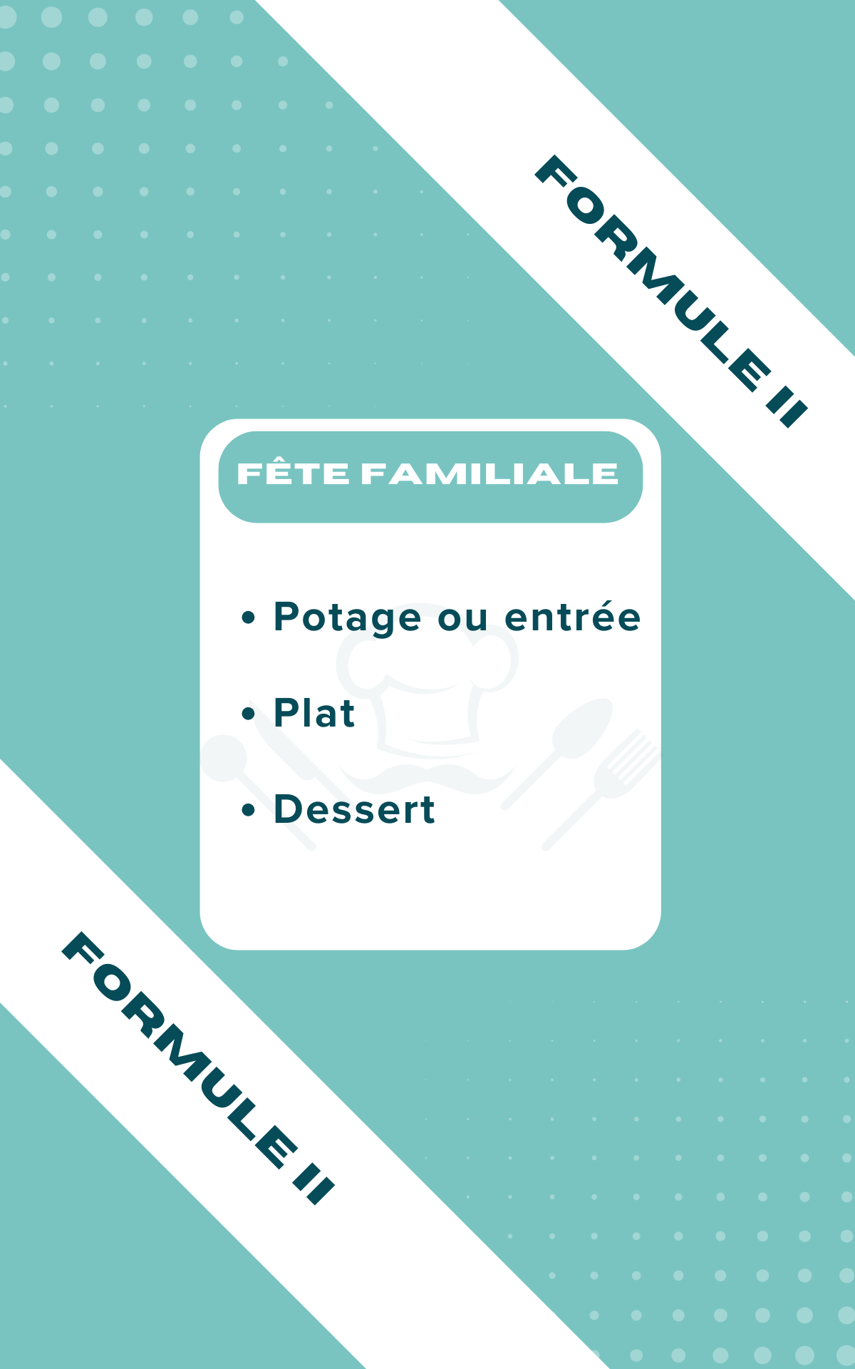 formule 2 fête familiale
