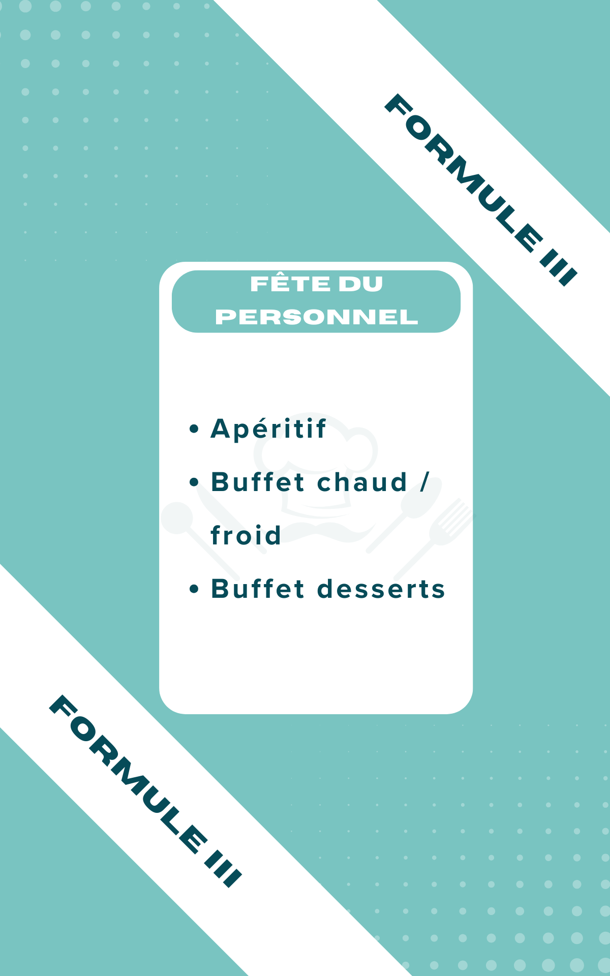 formule 3 fête personnel