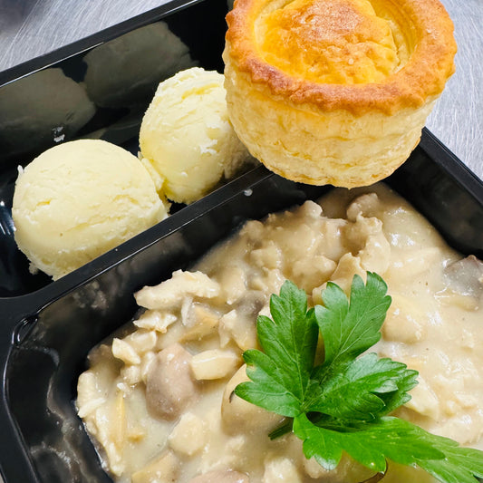 Dinsdag 09/12: Duo van bloedworst, appelcompote en aardappelpuree