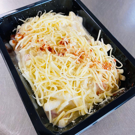 Dinsdag 10/11: Macaroni met ham en kaas in de oven