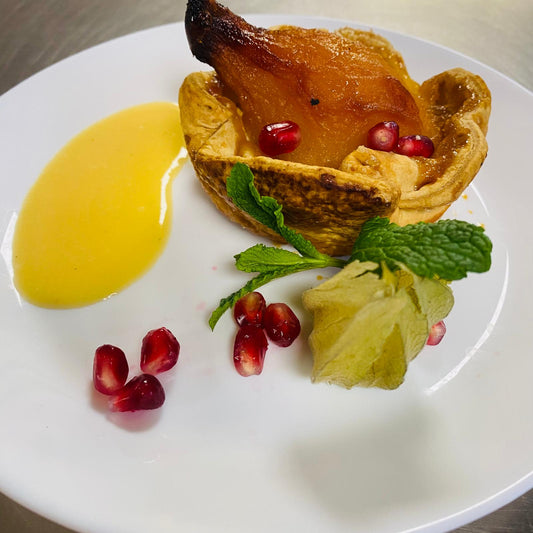 Jeudi 11/09: Poire dans son panier et garnitures