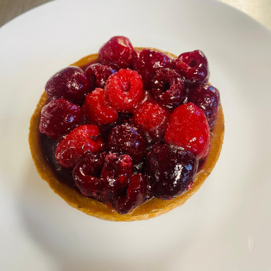 Jeudi 10/09: Tartelette aux framboises
